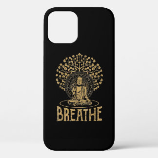 Adem Boeddha Idea Yoga en Meditatie iPhone 12 Hoesje