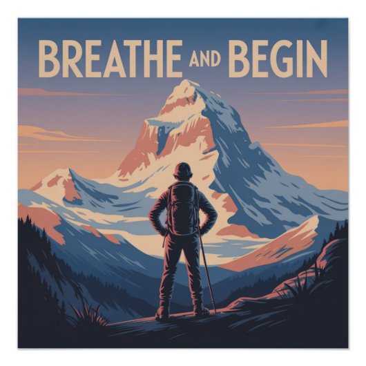 Adem en Begin Perfect Poster (Voorkant)