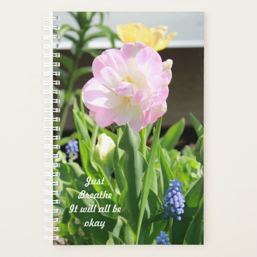 Adem gewoon Bloem Bloem Foto Planner (Voorkant)