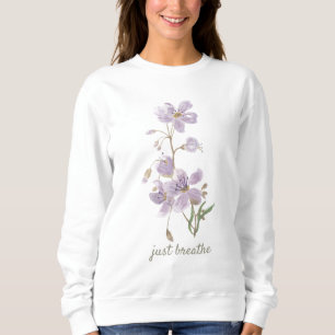 Adem gewoon een bloemensweatshirt trui