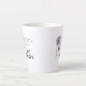 Adem gewoon Latte Mok (Voorkant)