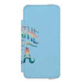 Adem het Zee in Incipio iPhone Portemonnee Hoesje (Voorkant Agenda)