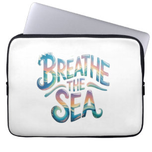 Adem het Zee in Laptop Sleeve