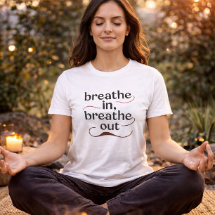 Adem In, Adem Uit – Minimalistische Mindfulness D Tri-Blend Shirt