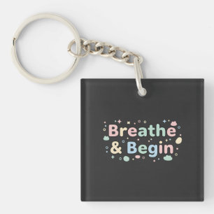 Adem In & Begin Pastel Sleutelhanger