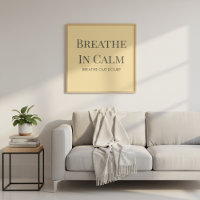 Adem In Kalme Citaat | Mindfulness Affirmatie