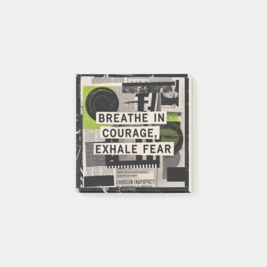 Adem in Moed, Adem uit Angst Post-it® Notes (Voorkant)