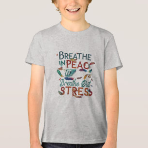 Adem In Vrede, Adem Uit Stress - Jeugd Tri- Tri-Blend Shirt