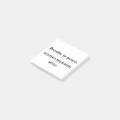 Adem in vrede - Custom Mindfulness Sticky Pad Post-it® Notes (Schuin)