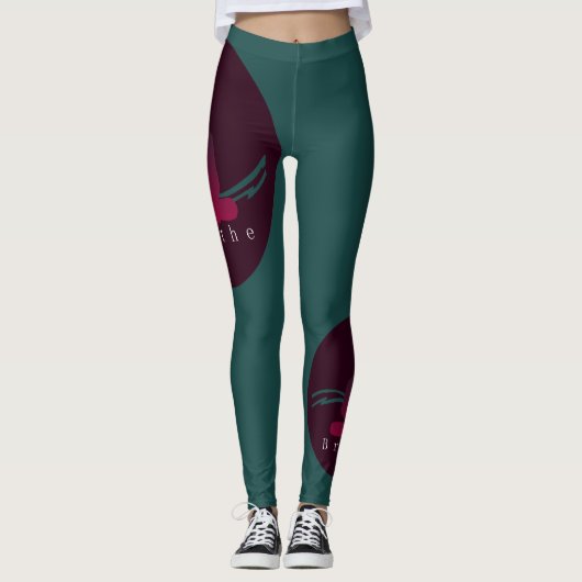 "Adem" Mooie Boeddha. Leggings (Voorkant)