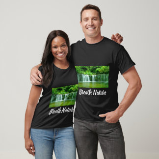 Adem Natuur en geniet van Natuur Waterval Oerwoud T-shirt