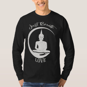 adem simpelweg liefde Boeddha YingYang Zen Yoga Bo T-shirt