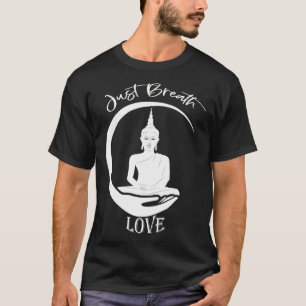 adem simpelweg liefde Boeddha YingYang Zen Yoga Bo T-shirt