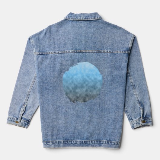 Adem van de Gletsjer Denim Jacket (Achterkant)