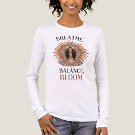 Adembalans Bloei – Boheemse Sun Yoga Kunst Tri-Blend Shirt