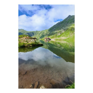 Adembenemend Balea-meer Roemenië – Alpine Fotograf Foto Afdruk