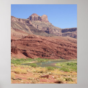 Adembenemend Colorado River bij Grand Canyon-foto Poster