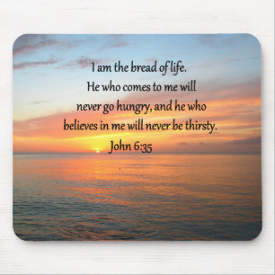 ADEMBENEMEND JOHN 6:35 ZONSOPGANG ONTWERP MUISMAT