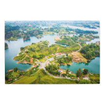 Adembenemend Luchtfoto Uitzicht van Guatape Antioq