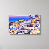 Adembenemend Santorini Griekenland Canvas Afdruk (Voorkant)