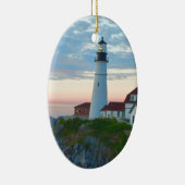 Adembenemende draagbare vuurtoren keramisch ornament (Rechts)