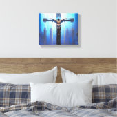 Adembenemende Jezus Canvas Kunst - Inspirerende Sp (Insitu (Slaapkamer))