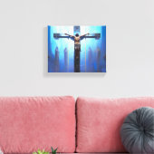 Adembenemende Jezus Canvas Kunst - Inspirerende Sp (Insitu (Woonkamer))