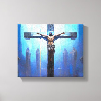 Adembenemende Jezus Canvas Kunst - Inspirerende Sp