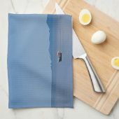 Adembenemende kustlijn van Oman Theedoek (Quarter Fold)