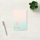 Adembenemende Roze Flamingo Kroon Post-it® Notes (Kantoor)