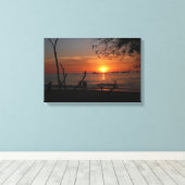 Adembenemende Tamarindo Sunset Canvas Afdruk (Insitu (Houten vloer))