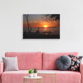 Adembenemende Tamarindo Sunset Canvas Afdruk (Insitu (Woonkamer))