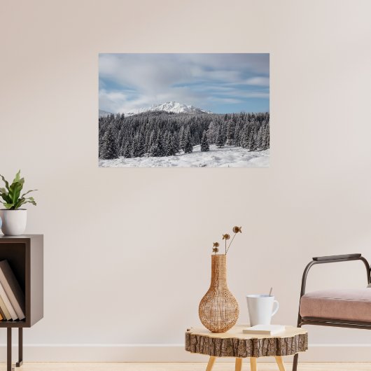 Adembenemende winterscenerie poster (Woonkamer 3)