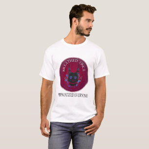 Ademden Eens: Hypnotische Duivel Schedel T-Shirt
