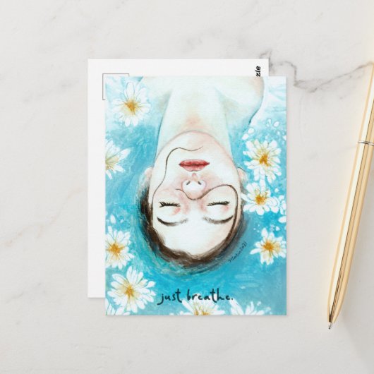 Ademen - DNM-Briefkaarten Briefkaart (Voorkant / Achterkant in situ)