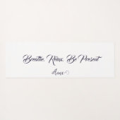 Ademen en loslaten : Gepersonaliseerd Yogamat (Achterkant (horizontaal))