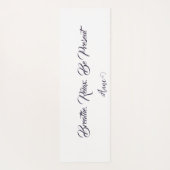 Ademen en loslaten : Gepersonaliseerd Yogamat (Achterkant)