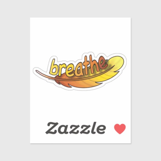 Ademen  sticker (Vel)