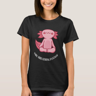 Ademende Fantasie Lieve Grappige Yoga Draak Desi T-shirt