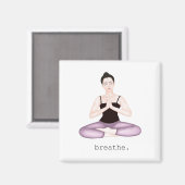 ademhalen. magneet (Voorkant / Achterkant)