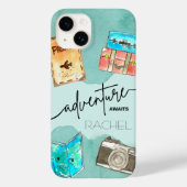 Ademhalingsmoeilijkheden Wachten op Waterverf Case-Mate iPhone Case (Achterkant)