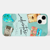 Ademhalingsmoeilijkheden Wachten op Waterverf Case-Mate iPhone Case (Achterkant (horizontaal))