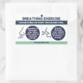 Ademhalingsoefening Sticker (Tas)