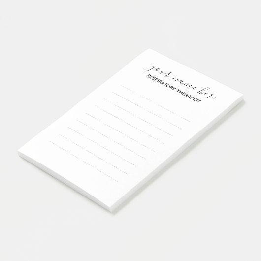 Ademhalingsstelsel-, borstkas- en mediastinumaando post-it® notes (Schuin)