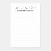 Ademhalingsstelsel-, borstkas- en mediastinumaando post-it® notes (Voorkant)