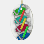 Ademhalingstherapeut Art Giften Keramisch Ornament (Links)