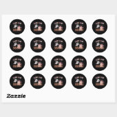 Ademhalingstherapeut Halloween Code Boo Spooky Re Ronde Sticker (Vel)