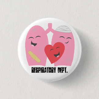Ademhalingstherapie Dept. Lungs-toets RT Ronde Button 3,2 Cm