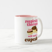 Ademhalingstherapie (Funny) Gift Tweekleurige Koffiemok (Voorkant rechts)