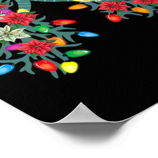 Ademhalingstherapie Lung Kerstmis Licht Therapist Poster (Hoek)